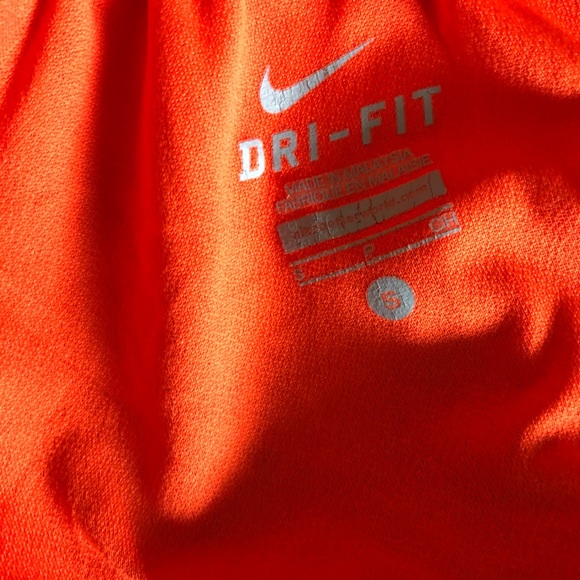 SALE🔥🐰 Nike Running Shorts Orange White Stripe - Picture 5 of 8